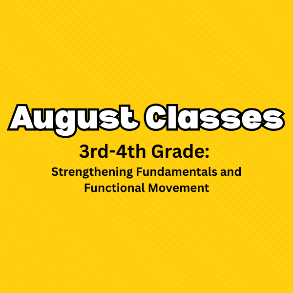 August (3-4 Grade)